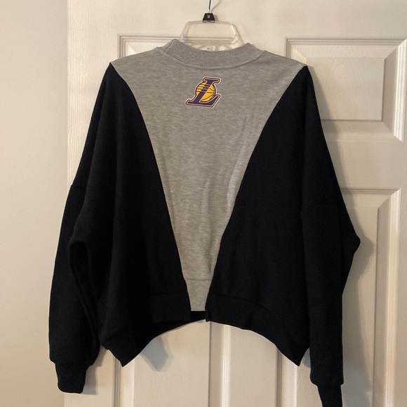 Los Angeles Lakers Women's Sweater - Gray and Black and purple size L brand new - Picture 5 of 12